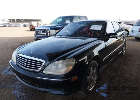 2002 Mercedes-Benz S 500 from USA, damaged, VIN WDBNG75J52A294521